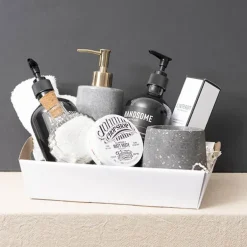 Hamper Tray Flat Pack Small White Pack 2 (30x19x6cmH)