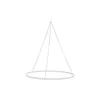 Hanging Ceiling Hoop Small Single White (45cmDx54cmH)
