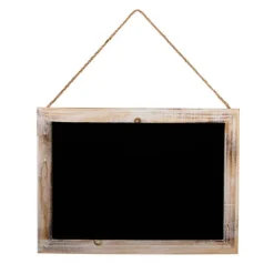 Hanging Chalkboard Rectangle Medium Brown (30x40cm)