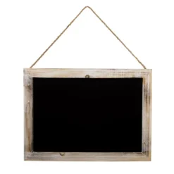 Hanging Chalkboard Rectangle Medium Brown (30x40cm)