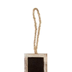 Hanging Chalkboard Rectangle Mini Portrait Brown (5x10cm)