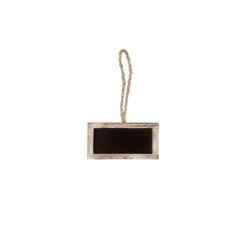 Hanging Chalkboard Rectangle Mini Landscape Brown (5x10cm)