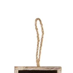 Hanging Chalkboard Rectangle Mini Landscape Brown (5x10cm)