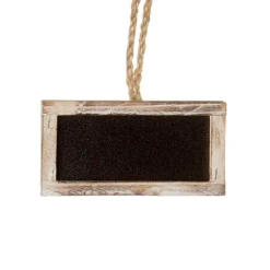 Hanging Chalkboard Rectangle Mini Landscape Brown (5x10cm)