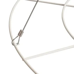 Hanging Floral Chandelier Large Single White (90cmDx100cmH)