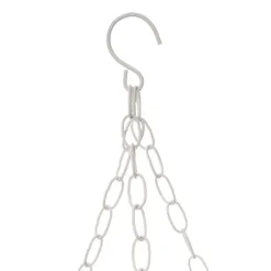 Hanging Floral Chandelier Small Single White (60cmDx70cmH)