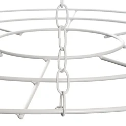 Hanging Floral Chandelier Small Single White (60cmDx70cmH)