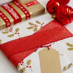 Hanging Gift Tags Scallop Kraft Brown Pack 20 (5x9cmH)