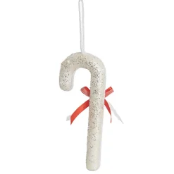 Hanging Striped Candycane Pack 3 Red & White (8x21cmH)