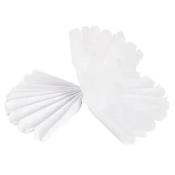 Hanging Tissue Pom Pom Pack 2 White (50cmD)