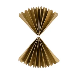 Hanging Tissue Pom Pom Pack 3 Gold (30cmD)