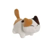 Happy Cat Plush Puff Soft Toy Brown (22cmHT)