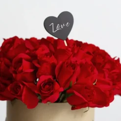 Heart Chalkboard Pick (5.5x4.5x14.5cm) Pack 5