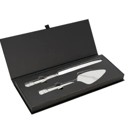 Heart Design Cake Knife Set (23Wx340mmL & 73Wx275mmL)