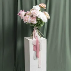 Holland Rose Open White (15cmDx67cmH)