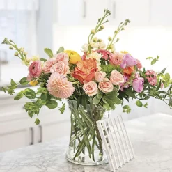 Holly Chapple DIY Floral Grid 6" White