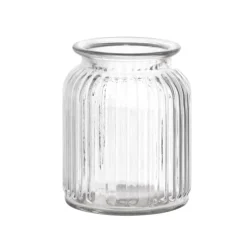 Hurricane Glass Jar Clear Medium (11Dx15cmH)