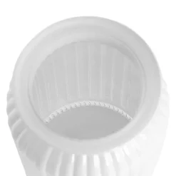 Hurricane Glass Jar White Small (11Dx10.5cmH)