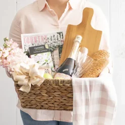 Hyacinth Basket Taper Rectangle Large (40x30x16cmH) Natural