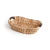Hyacinth Tray with Handles Oval Natural (35x26x9cmH)