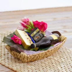 Hyacinth Tray with Handles Oval Natural (35x26x9cmH)