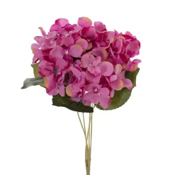 Hydrangea Spray x 5 Heads Hot Pink (49cmH)