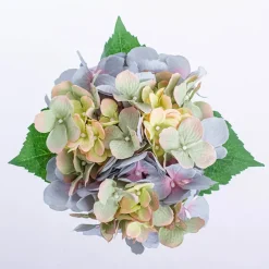 Hydrangea Victoria Bouquet Green Blue (32cmH)