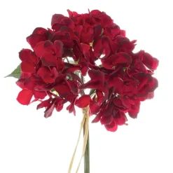 Hydrangea Victoria Bouquet Red (32cmH)