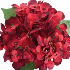 Hydrangea Victoria Bouquet Red (32cmH)