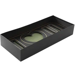 I Love U Rose Box with Foam Insert Black (61x26x11Hcm)