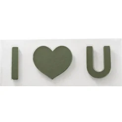 I Love U Rose Box with Foam Insert Black (61x26x11Hcm)