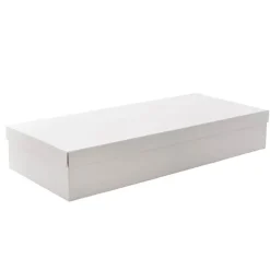 I Love U Rose Box with Foam Insert White (61x26x11Hcm)