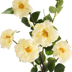 Iceland Rose Spray x 7 Head Light Yellow (72cmH)