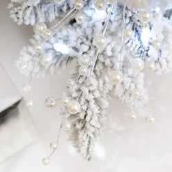 Ivory Pearl Pick Silver (31cmH)