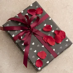 Jumbo Bulk Ribbon Grosgrain Plain Burgundy (25mmx100m)