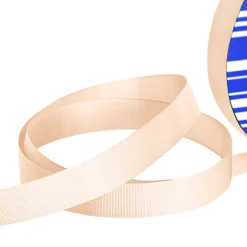 Jumbo Bulk Ribbon Grosgrain Plain Rose Gold (25mmx100m)