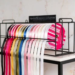 Jumbo Bulk Ribbon Single Face Satin Olive (25mmx100m)