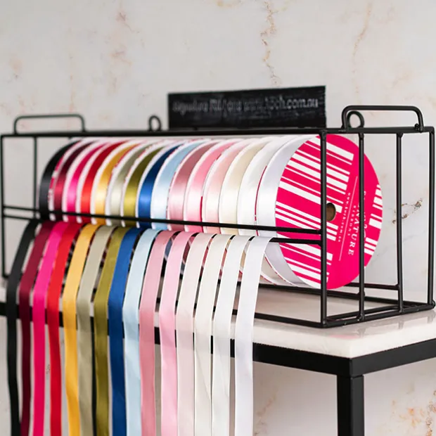 Jumbo Bulk Ribbon Single Face Satin Olive (25mmx100m)