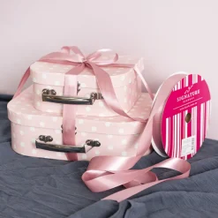 Jumbo Bulk Ribbon Single Face Satin Dust Pink (25mmx100m)