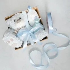 Jumbo Bulk Ribbon Single Face Satin Baby Blue (25mmx100m)