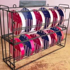 Jumbo Bulk Ribbon Single Face Satin White (25mmx100m)