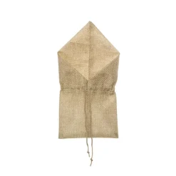 Jute Envelope Pouch Bomboniere Large Pk10 Natural (12x23cmH)