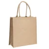 Jute Reusable Shopping Carry Bag Natural (40Wx15Gx40cmH)