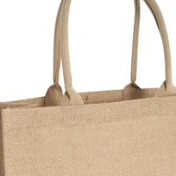 Jute Reusable Shopping Carry Bag Natural (40Wx15Gx40cmH)