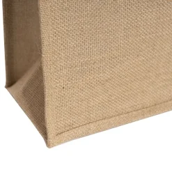 Jute Reusable Shopping Carry Bag Natural (40Wx15Gx40cmH)