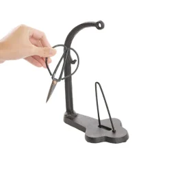 Jute String Ornamental Holder with Scissors (17.5x25cmH)