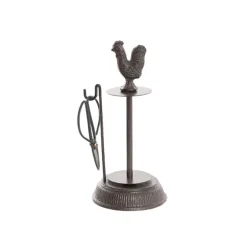 Jute String Ornamental Holder Rooster & Scissors (12x26cmH)