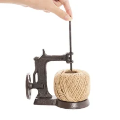 Jute String Ornamental Holder Sewing Machine (16x14.5cmH)