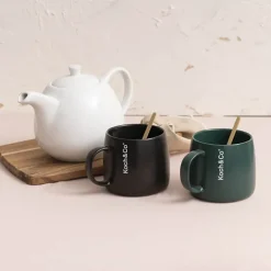 Koch & Co Edition Mug S2 Green & Black (8.5cmDx9cmHx12.5cmW)