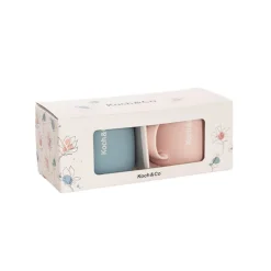 Koch & Co Edition Mug S2 Pink & Blue (8.5cmDx9cmHx12.5cmW)
